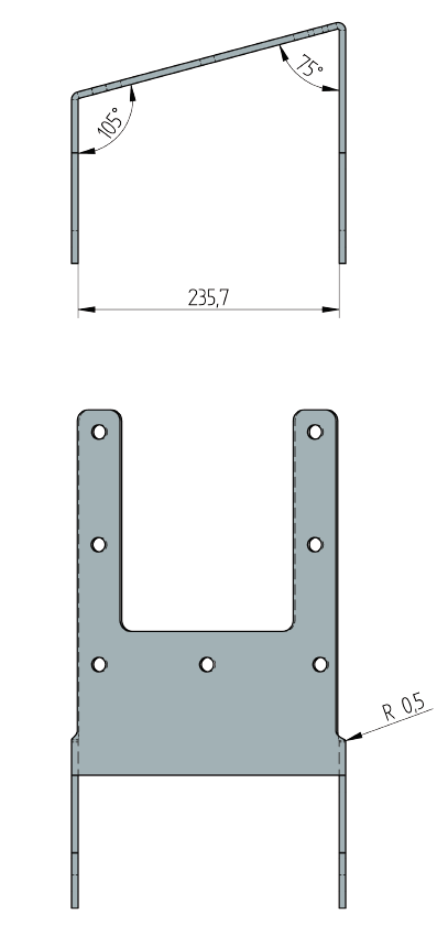 GANCIO FERMASCALE ATTACCO FALDA SINISTRA - Artelineavita