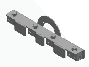 GANCIO PER LAMIERA AGGRAFFATA A PRESSIONE - Artelineavita